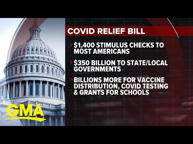 House sets to pass COVID-19 relief bill l GMA