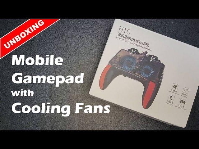 H10 Mobile Gamepad with Double Cooling Fans | Unboxing