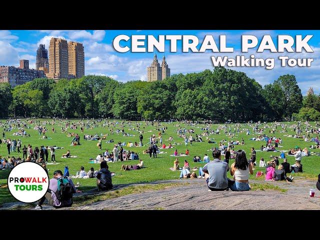 Central Park, New York Walking Tour 4K60fps with Captions