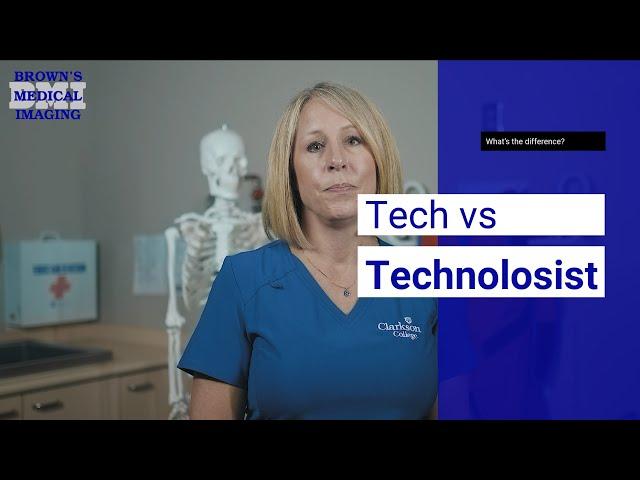 RADIOLOGY: X-Ray Tech vs. X-Ray Technologist