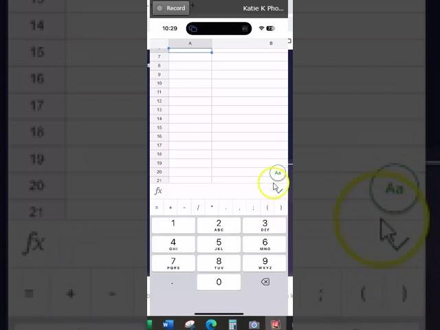 Editing Google Sheets in iPhone App