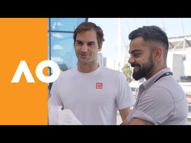 Roger Federer meets Virat Kohli | Australian Open 2019