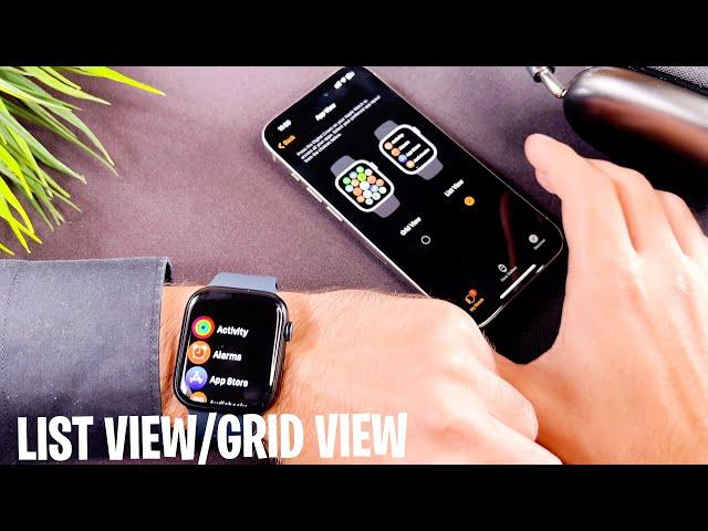 How To Switch To List View Or Grid View On Apple Watch Series 9