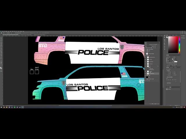 [DEV] Cambridge PD Liveries Timelapse- Ep.1