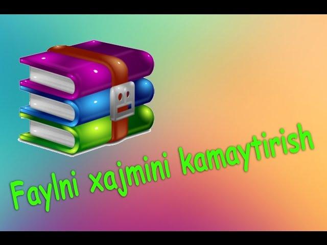 Qanday qilib faylni xajmini kamaytirish Arxivlash ! как заархивировать файл