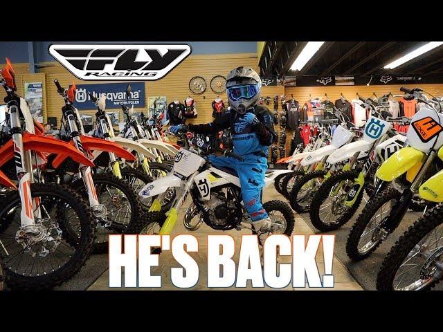 HE'S BACK! WHAT DO I NEED TO START MOTOCROSS | GETTING KIDS STARTED ON DIRT BIKES | KIDS MX GEAR