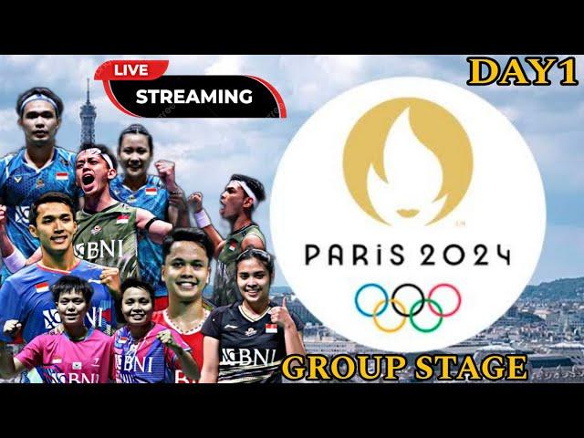 LIVE. BADMINTON OLYMPIC PARIS 2024 |DAY1 |GRUP STAGE |LIVE.SCORE & COMENTARY