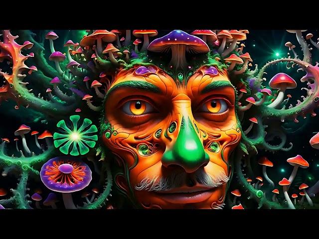 Psychedelic Trance - Magic Mushrooms / Hallucinations mix 2024 (AI Graphic Visuals)