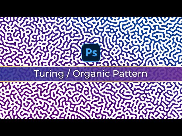 Create a Seamless Turing Pattern or Organic Pattern in Photoshop