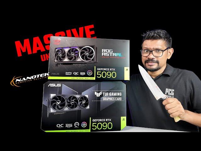 RTX 5090 MASSIVE UNBOXING! Nanotek - Asus Sri Lanka