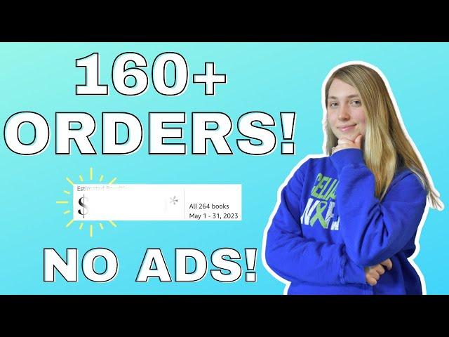 NO ADS | Amazon KDP Income Report May 2023 | Low Content Book Publishing