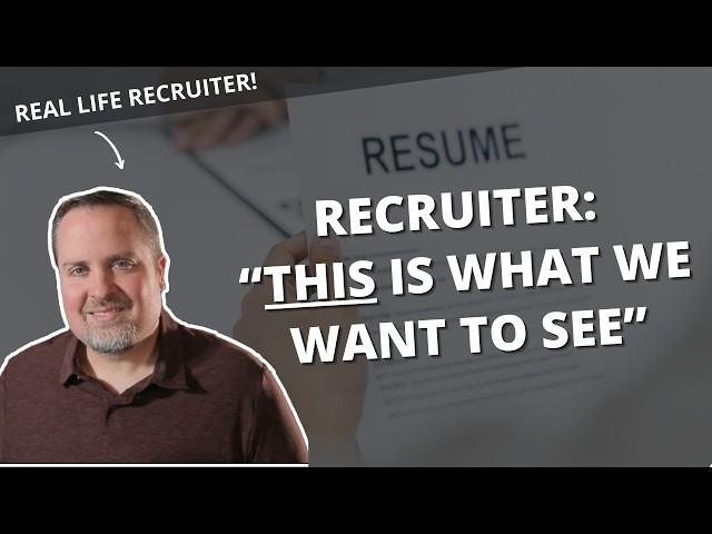 Tips For How To Write A Better Resume (From A Recruiter's Perspective)