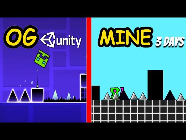 Recreating Geometry Dash IN THREE DAYS (Unity #3)