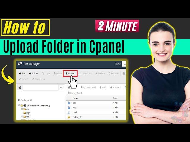 How to upload folder in Cpanel 2024