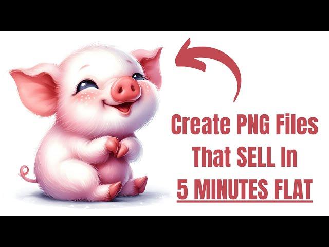 How To Create PNG Files That SELL In 5 Minutes Flat!