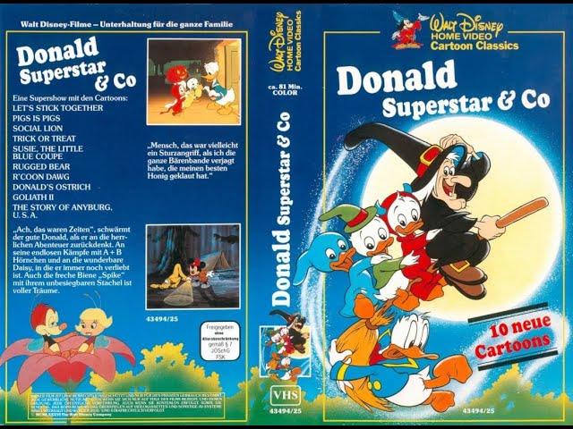 Cartoon Bonanza 5 German VHS Closing (Disney) 1988