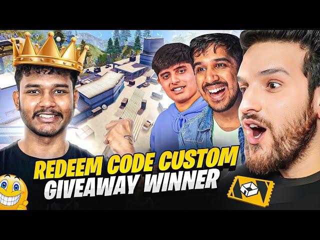 REDEEM CODE  CUSTOM GIVEAWAY WINNER  - Garena Free Fire