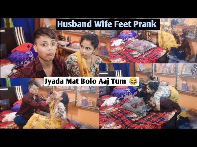 Jealous Prank On Wife By Neck Struggle|| Anjali Ne Ghusse Me Bahut Pita Aaj || Sandeep Prank Wife