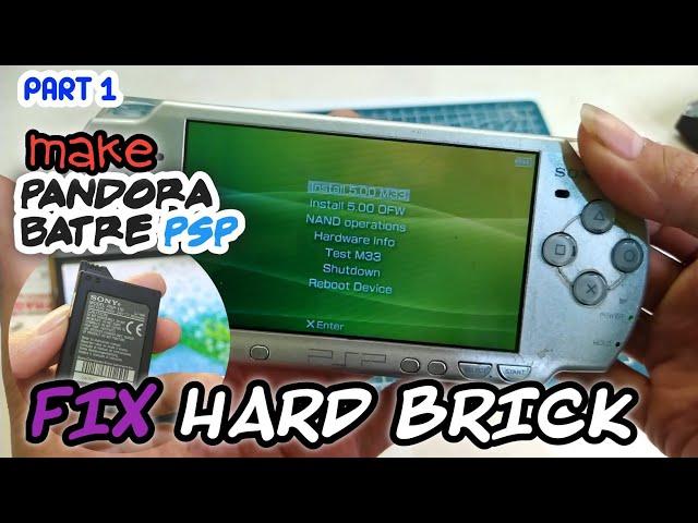 MAKE BATERAI PANDORA PSP || FIX PSP HARD BRICK 2021