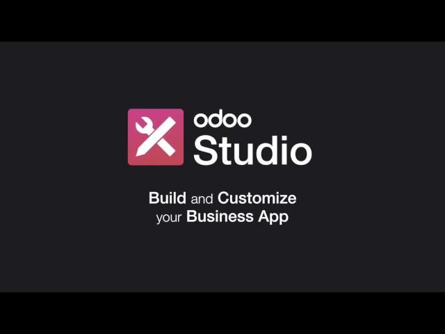 Studio: Build and Customize Odoo Apps