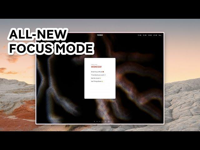 Focus Mode in TeuxDeux 