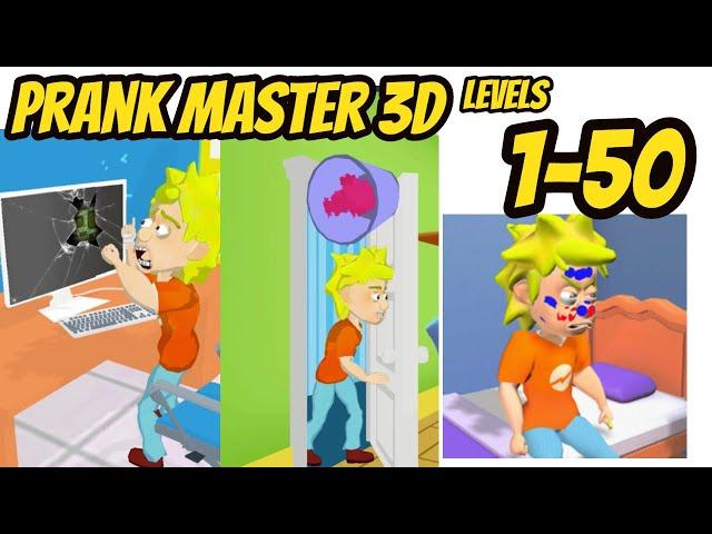 Prank Master 3D - Gameplay Walkthrough All Levels 1-50  (Android,iOS)