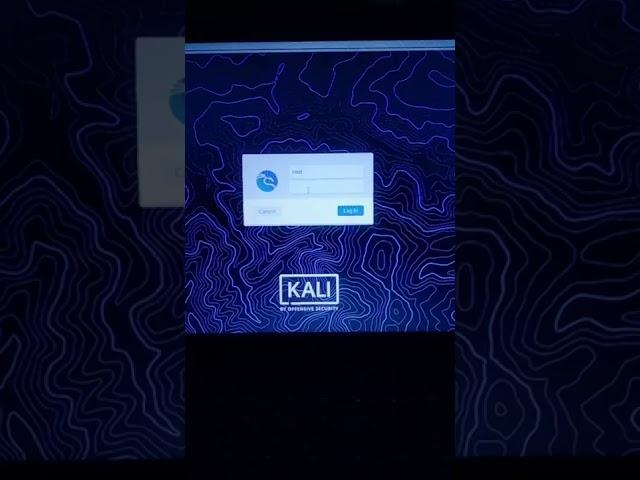 When you first time install Kali linux for hacking  #hacker #shorts