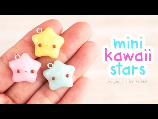 Mini Kawaii Stars ~ Polymer Clay Tutorial