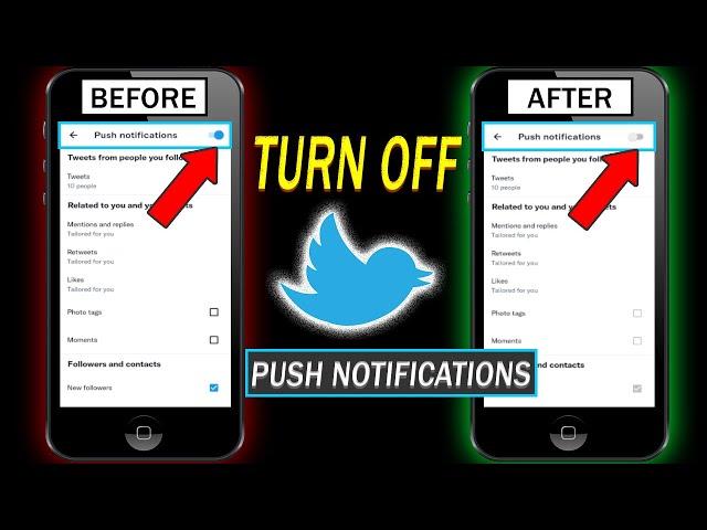 How do I turn off Twitter notifications on Android & iPhone (2024)