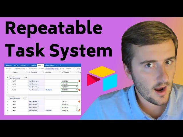 Automated Task Template System in Airtable: Streamline Your Projects!