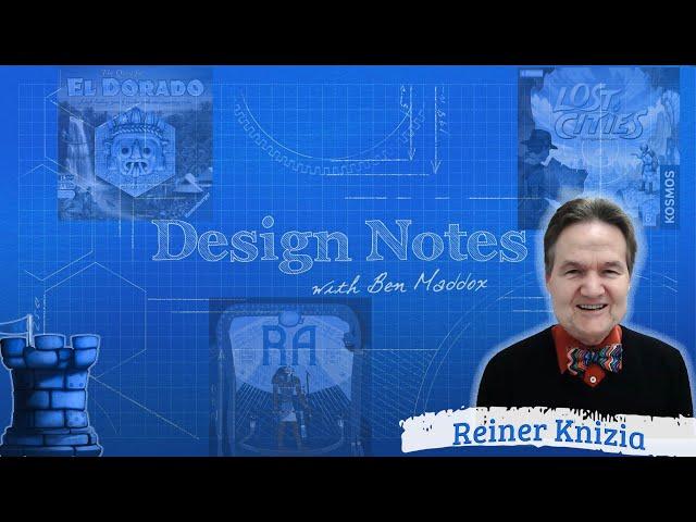 Design Notes with Ben Maddox - Reiner Knizia