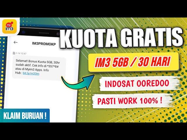 Works 100%! How to Get Im3 5GB Free Quota: Indosat 2024 Free Quota