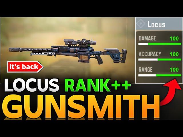 BREAK YOUR ENEMIES HEAD WITH THIS OVERPOWER LOCUS GUNSMITH CALL OF DUTY MOBILE |