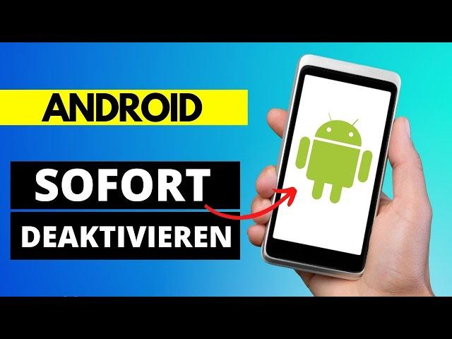 DIESE Android Einstellungen solltest du SOFORT deaktivieren! 