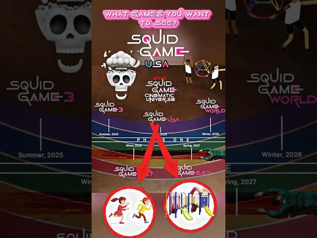 SQUID GAME SEASON 3 NEW GAMES  | USA  VERSION #squidgame