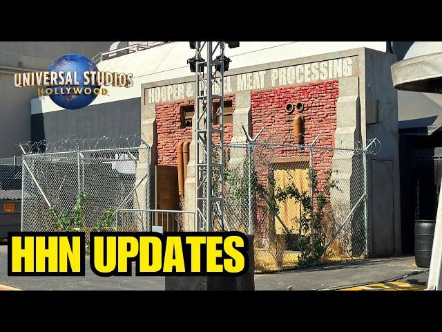 Universal Studios Hollywood Updates - Walls are coming down and scare zones props are going up!