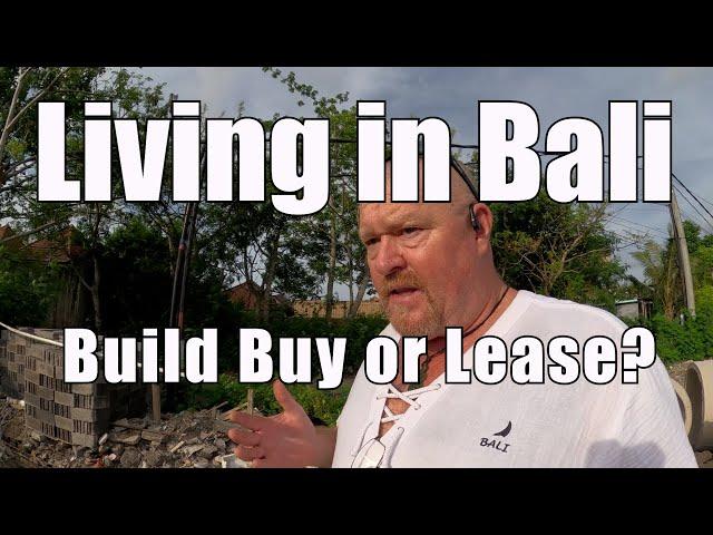 Buying renting or building in Bali - 1BR Villa for lease