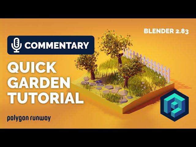 Quick Garden and Trees Tutorial in Blender 2.83