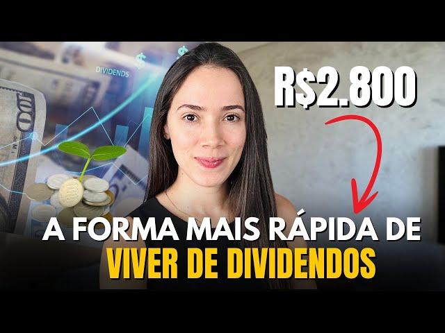 A maneira mais rápida de viver de dividendos (com FIIS)