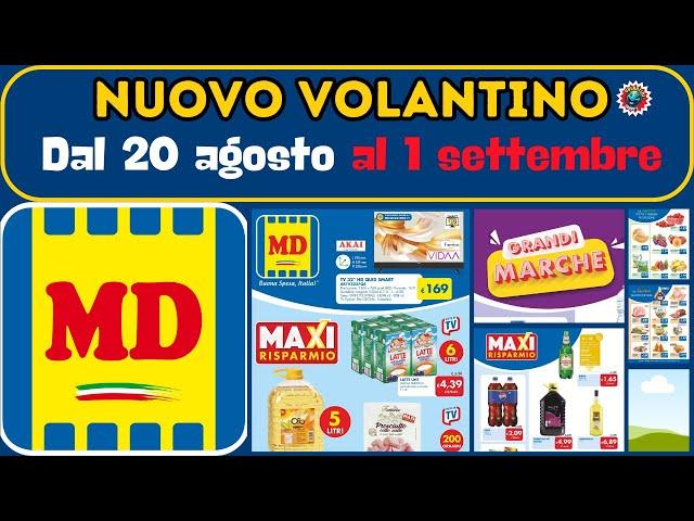 Volantino MD dal 20 agosto al 1 settembre  Maxi Risparmio in Arrivo 🟩⬜️🟥 Super#anteprima #shopping