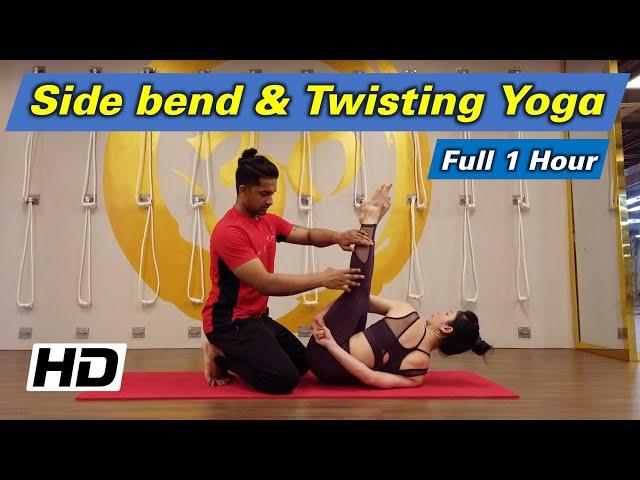 Full 1 Hour Yoga Class | Side Bend & Twisting Yoga Class | Yograja