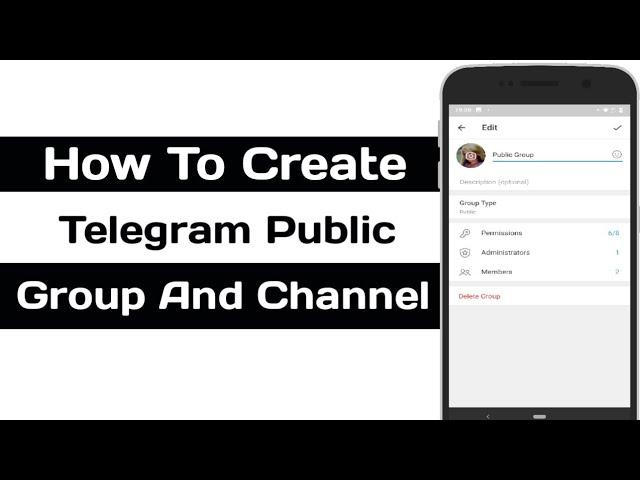 How To Create Telegram Public Group And Channel