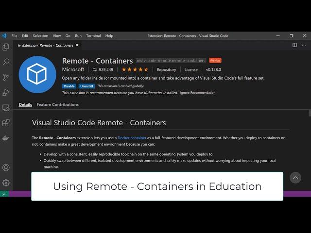 Visual Studio Code Development Containers: A Guide for Students