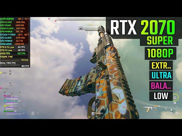 RTX 2070 SUPER - Call Of Duty Warzone 3 (1080p All Graphics)