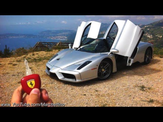 Ferrari Enzo in ACTION - Ride Powerslides Accelerations Revs!