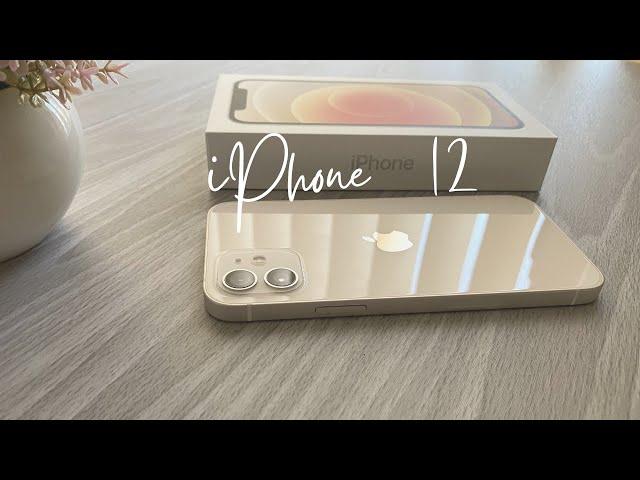 iPhone 12 White Unboxing + Accessories, MagSafe Charger