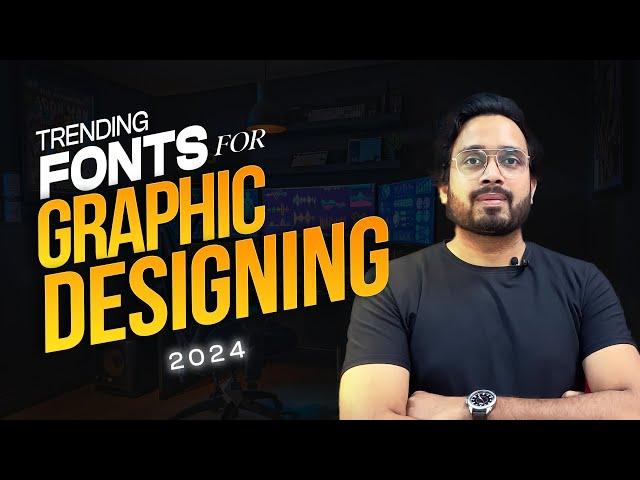 Trending Fonts For Graphic Designing 2024 | Graphic Design Fonts
