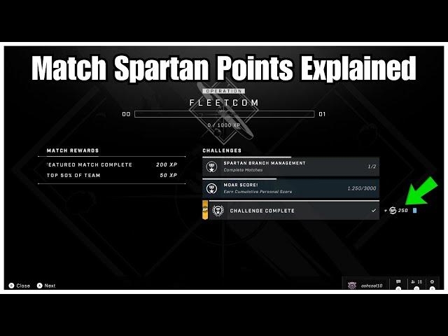 Halo Infinite - How Many Spartan Points Do You Earn After Each Match?