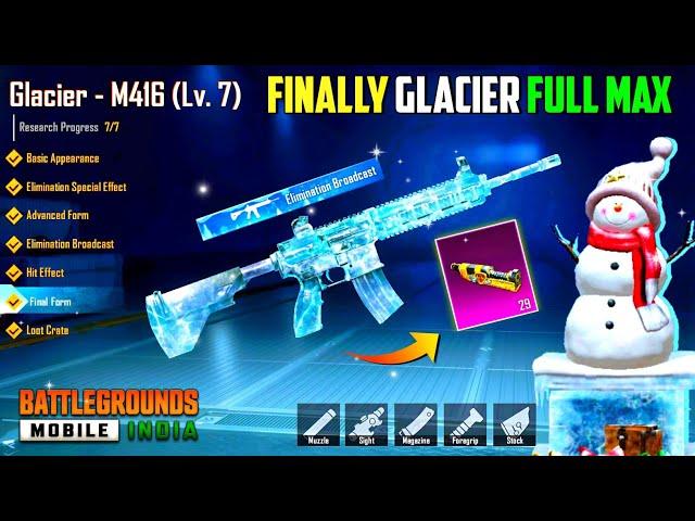 FINALLY M416 GLACIER FULL MAX  | UPGRADE M416 GLACIER LEVEL 7 | M416 GLACIER MAX OUT | M4 GLACIER