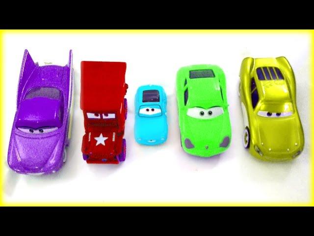 Disney Cars Color Mix-Up [Learn Colors ESL]